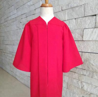 China School Cloth Premium Matte Red Kindergarten Kindergarten Primary School Students Graduation Dress for sale