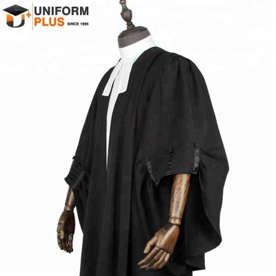 China Suitable for world court counsel lawyer suit lawyers uniform robe wig and robe for sale