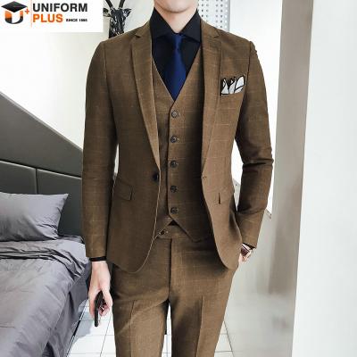 China Anti-Shrink Office Slim Fit Suits For Men, Mens Suit And Shiny Suits For Men for sale