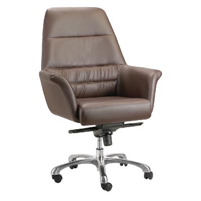 China SEXE Modern Leather Leisure Chair Office Chair B491 (Height) Wholesale Swivel Adjustable Comfortable Aluminum Base for sale