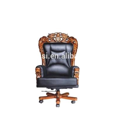 China Hot Sale Leather Adjustable Modern Antique Wood E02 (Height) Relaxing Rocking Wheelchair for sale