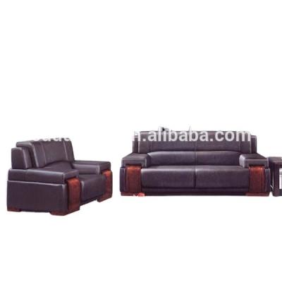 China (Other) Wholesale Adjustable Wooden Frame Comfortable Antique Cheap Top Grain Imported Leather Sectional Arabic Style Sofa S33 for sale