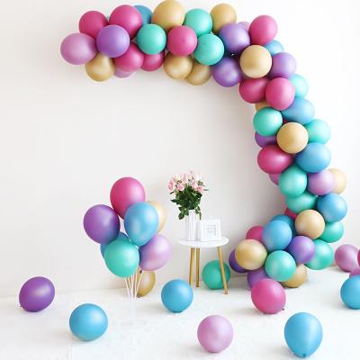 China Wholesale Cheap Durable Wedding Decoration Chrome Party Latex Metallic Balloons for sale