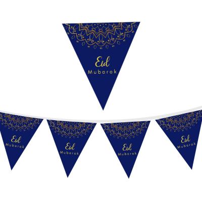 China Disposable Eid Mubarak Dinnerware Ramadan Dinnerware Blue Muslims Ramadan Party Meal /Disposable Paper Plate Napkin/Paper Cup/Paper Supplies Ramadan Supplies for sale