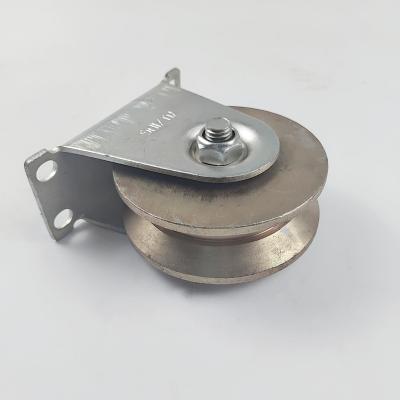 China Galvanized steel sliding gate roller caster wheel for sliding door for sale