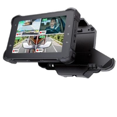 China Rugged 7 Inch Android Tablet In-Vehicle With 4 Channel AHD Cameras For Security Driving GPS Tracking Shock Resistance for sale