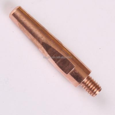 China Copper cucrzr CO2 MIG welding contact tip copper cucrzr 1.0mm diameter for sale