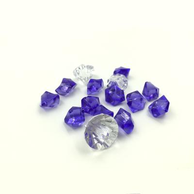 China Borad Game Pieces Custom Plastic Crystals Board Game Toys Transparent Purple Color Amethyst Gems for sale