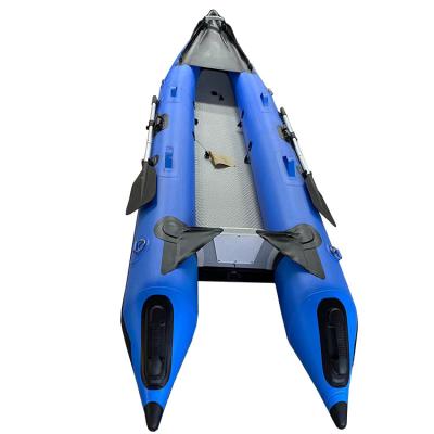 China Sea - River - Lake Fashion High Quality Inflatable Boat With Motor PVC Rowing Boats Kayak 2 Person Kayaks For Sale for sale