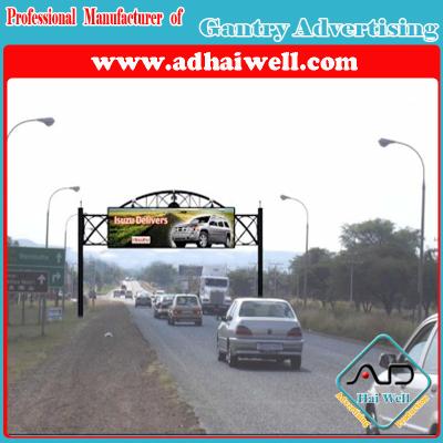 China Gantry Spanning Advertising Billboard Sign Construction for sale