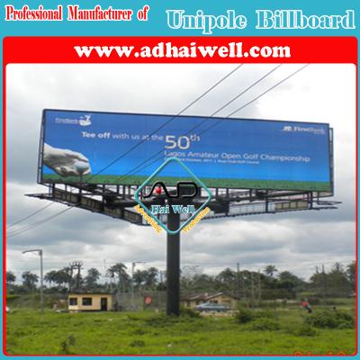 China Outdoor Advertising Thress Side Flag Billboard for sale