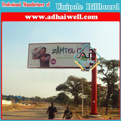 China Flagpole Cantilever Advertising Billboard for sale