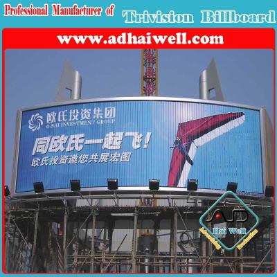 China Outdoor Advertising Trivision Display Using Vinyl for sale