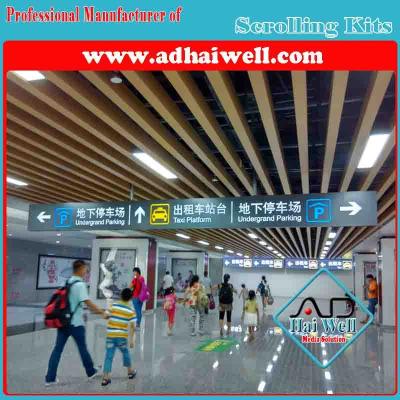 China Hanging Acrylic LED Directional Signage for Airport for sale