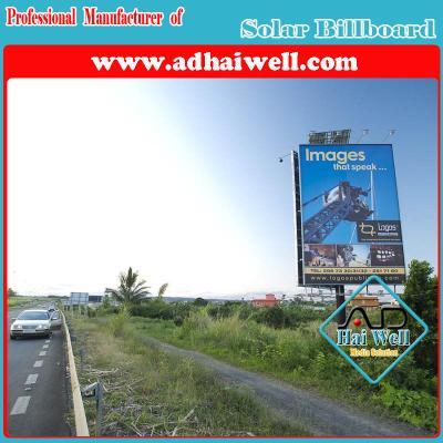 China Solar Solution Outdoor Advertising Signage Billboard for sale