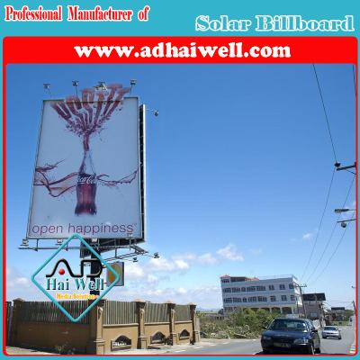 China Solar Solution Outdoor Advertising Billboard (W6X H9) for sale