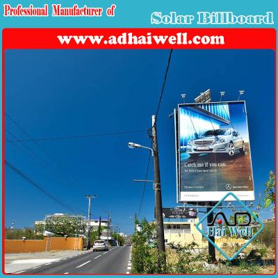 China Green Power Advertising Billboard Structure Solar System for sale