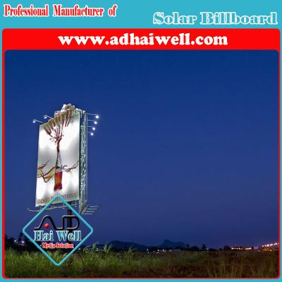 China Solar System for Adverbillboard Billboard Structure with LED Spot Lighting Solar Controler for sale