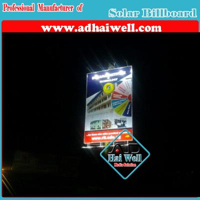 China Top Solar Solution LED Lighting for Advertising Frontlit Billboard for sale