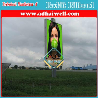 China Mega Backlit Vinyl Poster Advertising Display for sale