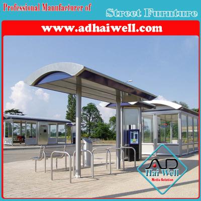 China Public Furniture Metro Bus Station Shelter for sale