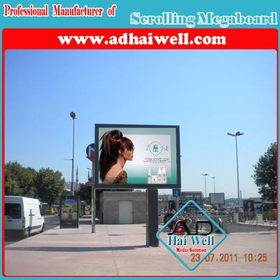 China Outdoor Advertisement LED Backlit Scrolling Lightbox Billboard for sale