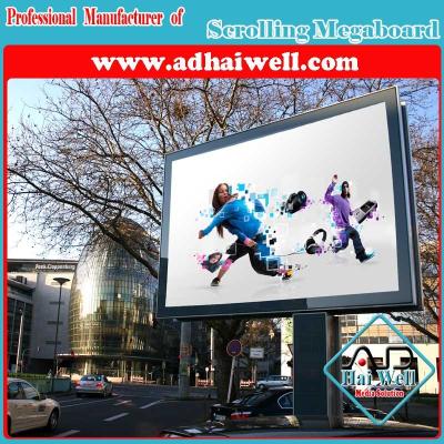 China Outdoor Advertisement LED Scrolling Light Box Billboard for sale