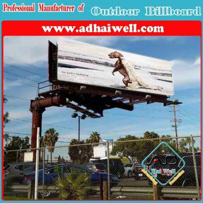 China Double Side Outdor Advertising Unipole Structure Billboard Display for sale