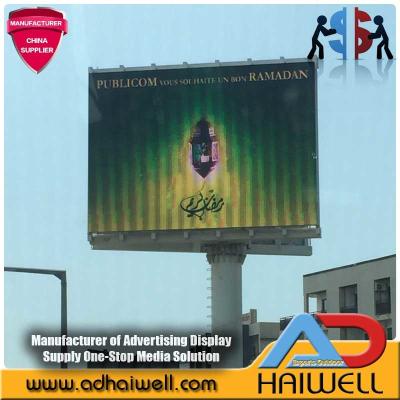 China China Supplier Outdoor Digital DIP/SMD  LED Module Advertising Unipole Hoarding Structure for sale