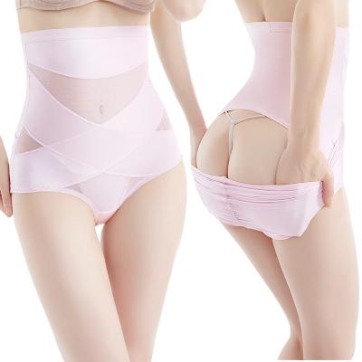 China Factory direct antibacterial after removal women's lace underwear postpartum waist high and large sizeTummy pants for sale