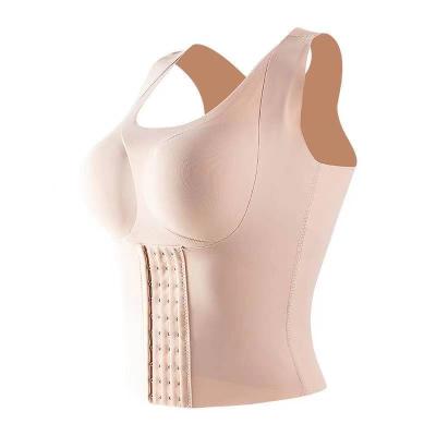 China High Quality QUICK DRY Women's Underwear Traceless Breasted Waist Body-training Corset Lift Up Gathering Bra Big Size for sale