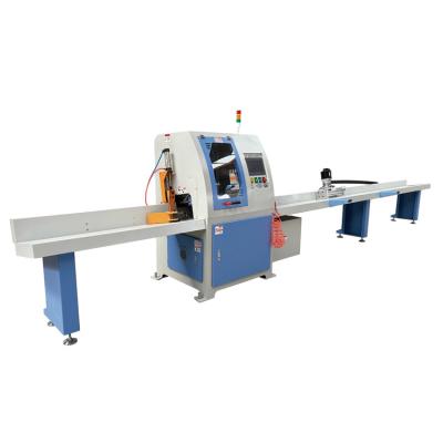 China Horizontal Semi-Auto Cut Off Saw Machine Large Circular Saw Blades Wood Optimizing Cross Pneumatic Cut Off Jump Saw for sale