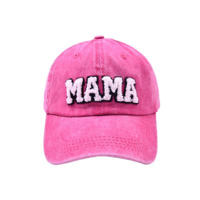 China WH2002 Outdoor Sports Woman JOINT MOM Hat Lady Baseball Hat Letter Hat for sale