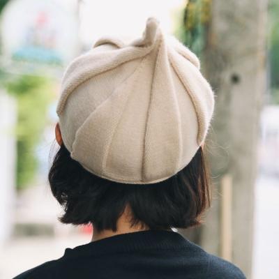 China COMMON 12 Colors Shape Beanie Hats Soft Comfortable Winter Floral Solid Knitted Hats for sale