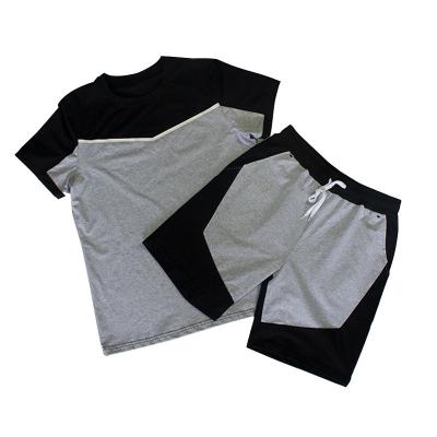 China Wholesale QUICK DRY cotton European boys' summer size T-shirts and short set sports short men's T-shirts for sale