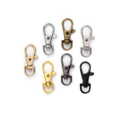 China Eco-friendly Wholesale Swivel Spring Hook Metal Lobster Clasp Snap Hook For Gift Key Chain for sale