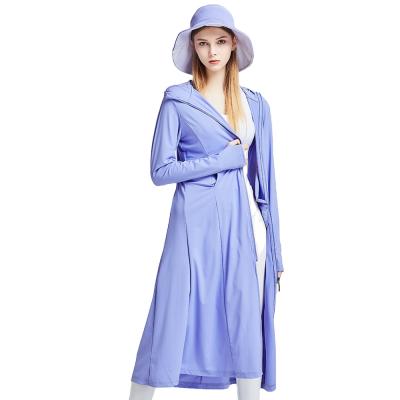 China Supield 2326 long sleeve upf 50 hoodie dress for women XL for sale