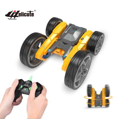 China Four-wheel rotation RC double-side stunt car toys new electric remote control climbing remote control car for sale