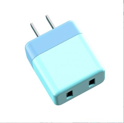 China Cell Phone Wholesale 5v2a Travel Charger Ce Certified Universal Dual Port USB Plug Charging Adapter For iPhone 12 Pro Charging for sale