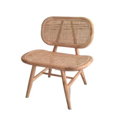 China Environment Friendly Modern Hotel Commerical Furniture Rattan Webbing Solid Wood Furniture Cane Leisure Chair for sale