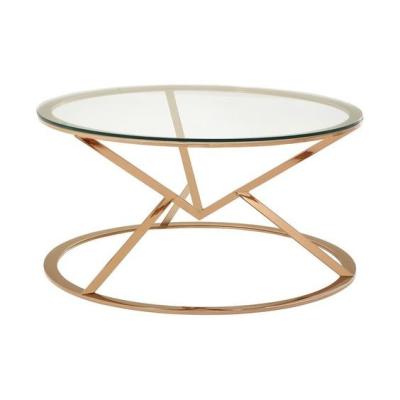 China Modern Glass Stainless Steel Gold Tables Gold Tables Coffee Tea Table Living Room Furniture Glass Pattern White Stainless Steel Wood Marble Set New for sale