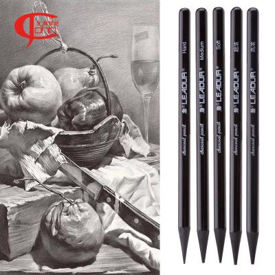 China office & School Pencil No Charcoal Pen Black Non-Toxic Charcoal Pen Lead Beginner Drawing Tool for sale