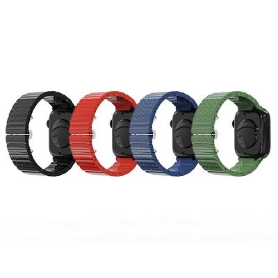 China Newest Carbon Fiber Smart Watch Shockproof Bands For Apple Watch 38mm 40mm Plastic Strap 41mm For iWatch 8 7 for sale