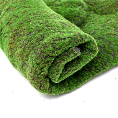 China Minimalist Artificial Cotton Preserved Moss Green Plant Wall Pearl Moss Turf Decoration Simulation Scene Window for sale