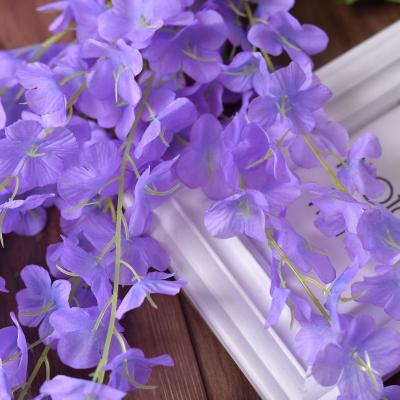 China Wedding Wisteria Tree Home Artificial Flowers Luxur Decoration Wall Hanging Wisteria For Wedding Events for sale