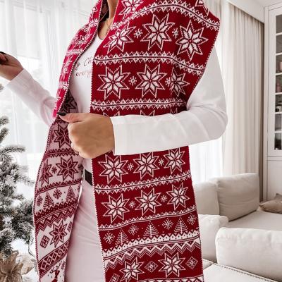 China Long 2021 Hot Selling Women Printing Wool Scarf Winter Scarves With Custom Pattern for sale