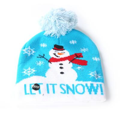 China Green Fashion COMMON Christmas Hats For Kids Knitted Hat Christmas Hat for sale