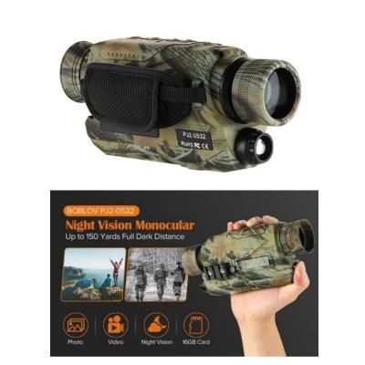 China 5X optical magnification Night Vision Monocular for Outdoor Wildlife Observation for sale