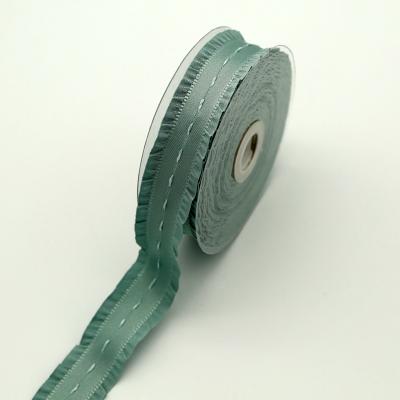 China Ruffle Sanding Customized Ribbon Dyed G012039 1