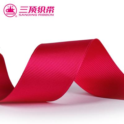 China High Tenacity Fashion Factory Direct Custom Polyester Grosgrain Fita Single SANDING Ribbon for sale